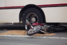 Acidente Moto e Ônibus