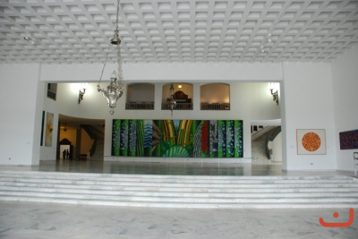 Salão nobre Palácio dos Bandeirantes painel Antonio Henrique do Amaral
